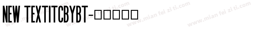 new textITcbybt字体转换